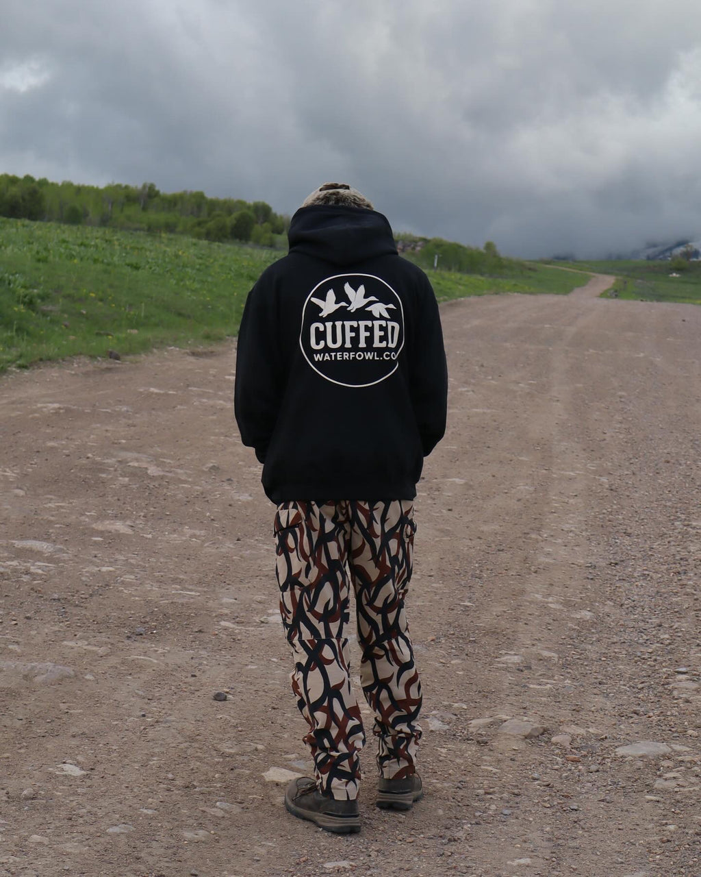 Cuffed Waterfowl OG hoodie | Black