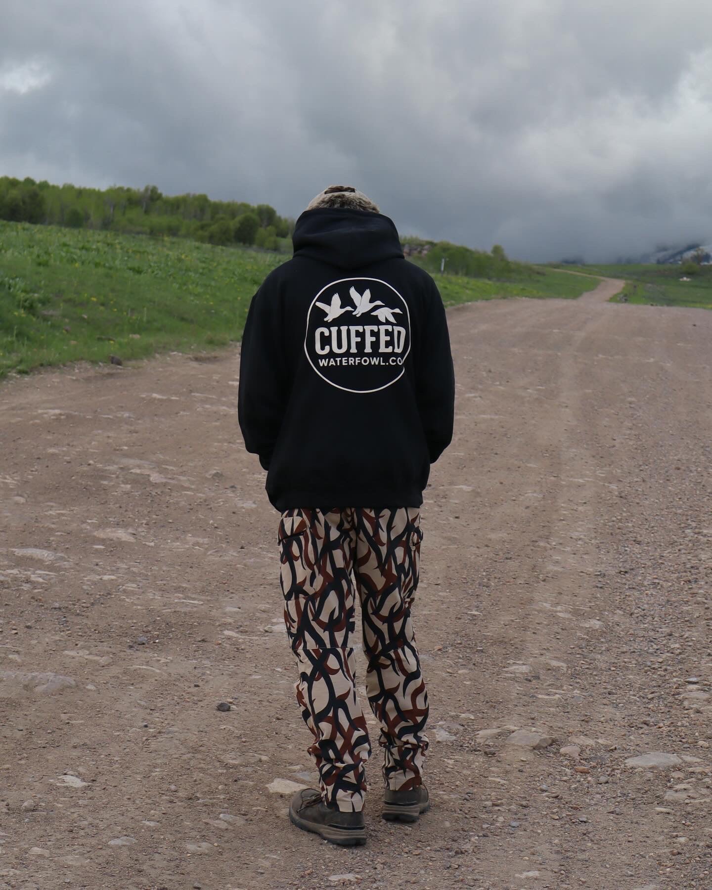 Cuffed Waterfowl OG hoodie | Black