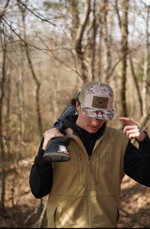 Cuffed Camo |Patch Hat | 7 panel hat
