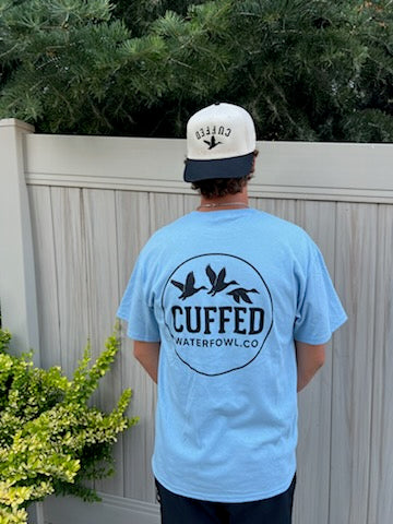 Cuffed Waterfowl OG T shirt | Baby Blue