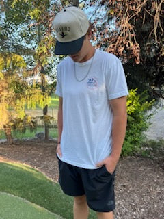 Cuffed Waterfowl OG T shirt | red/white/blue