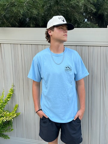 Cuffed Waterfowl OG T shirt | Baby Blue
