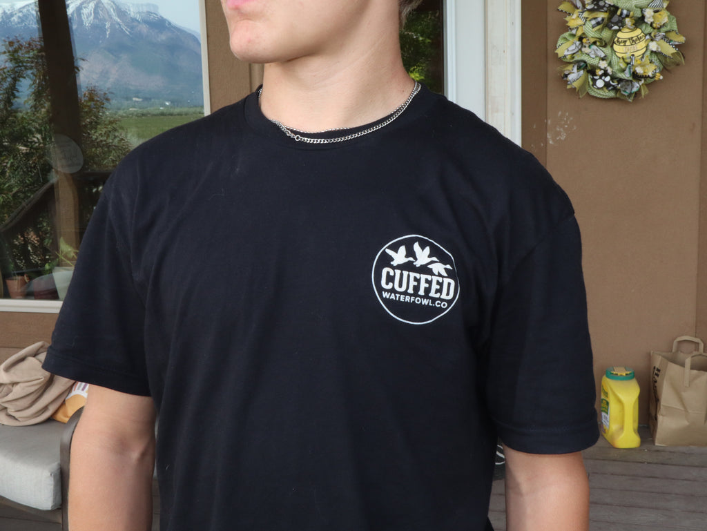 Cuffed waterfowl OG T shirt | Black
