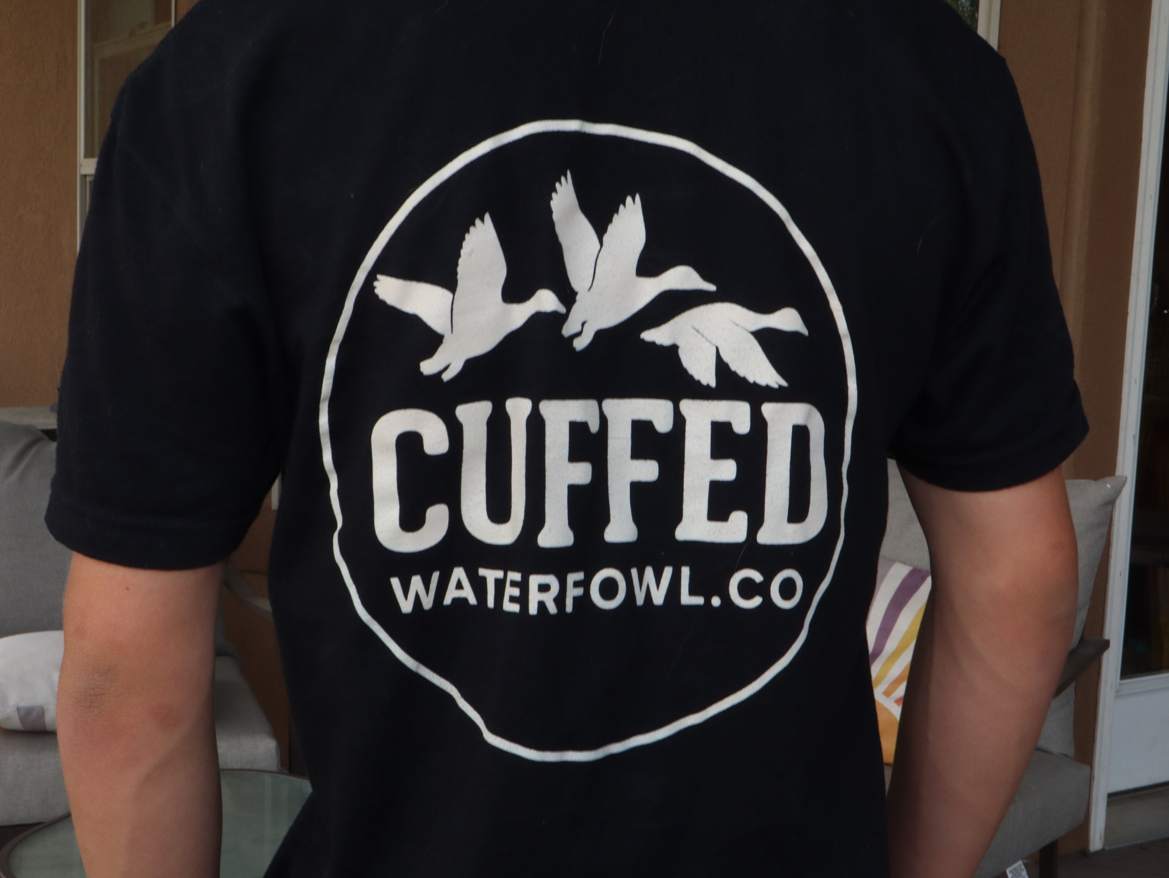 Cuffed waterfowl OG T shirt | Black